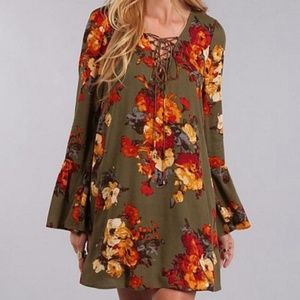 Blu Pepper Floral Dress